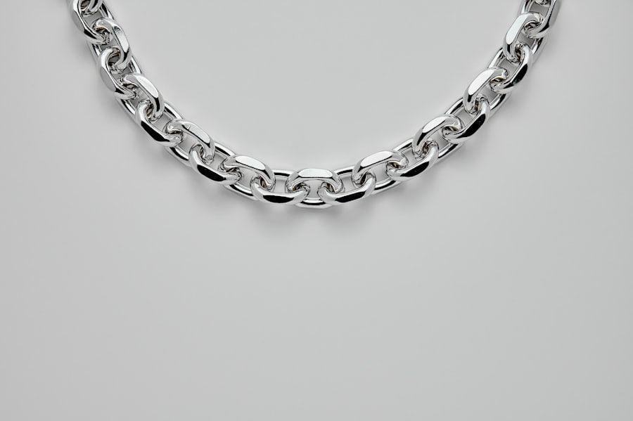 Bracelet maille argent