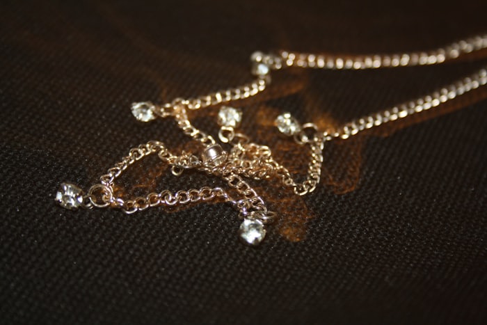 Collier perlé argent